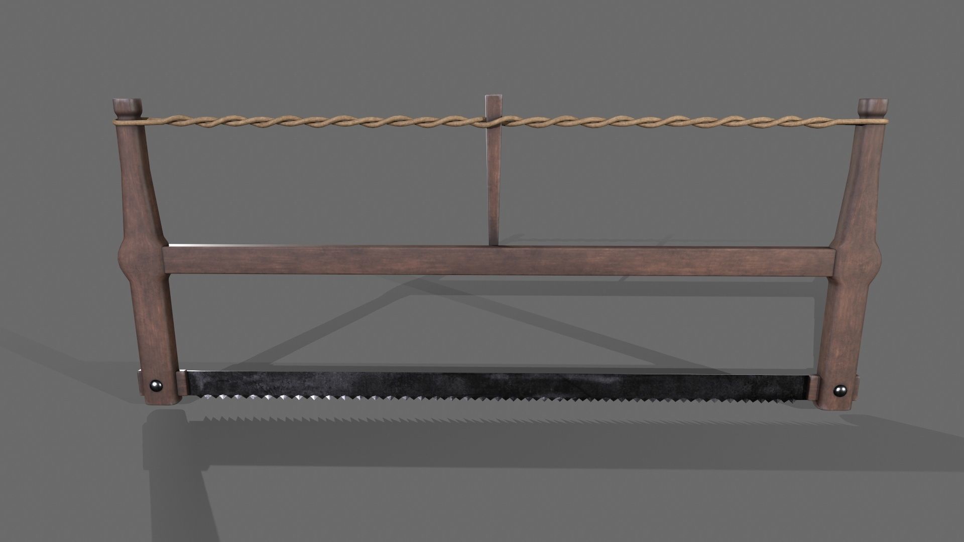  saw tool Low-poly 3D model_1