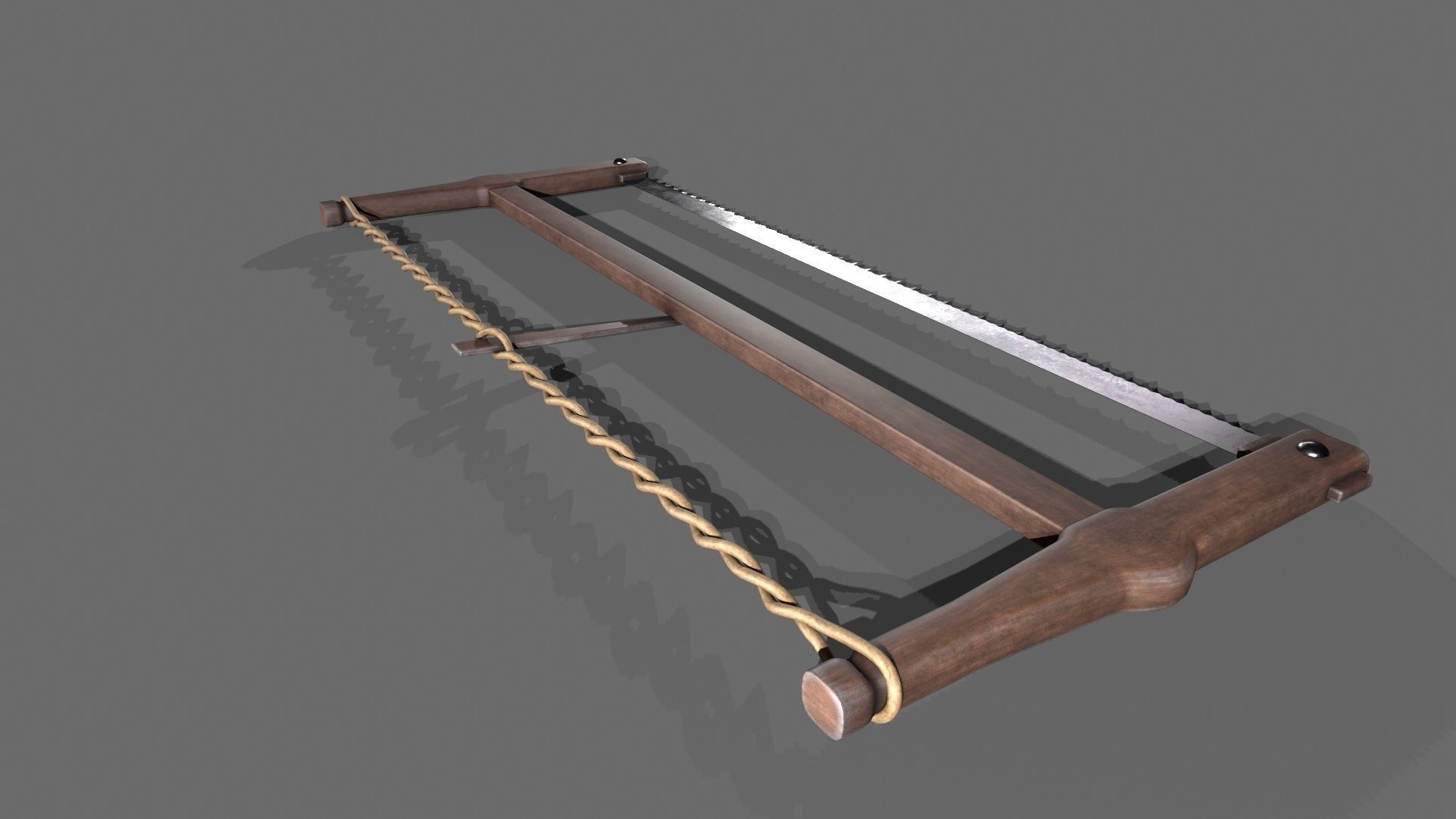  saw tool Low-poly 3D model_5