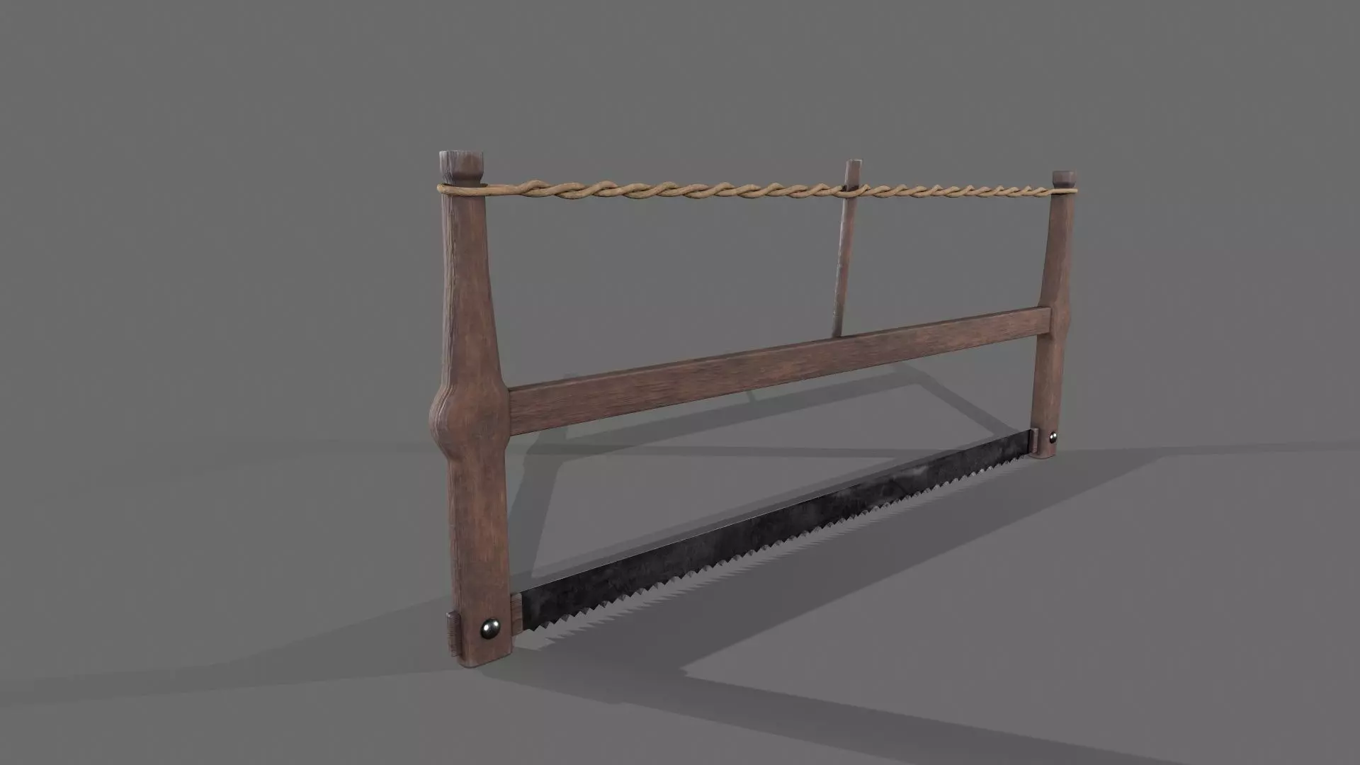  saw tool Low-poly 3D model_0