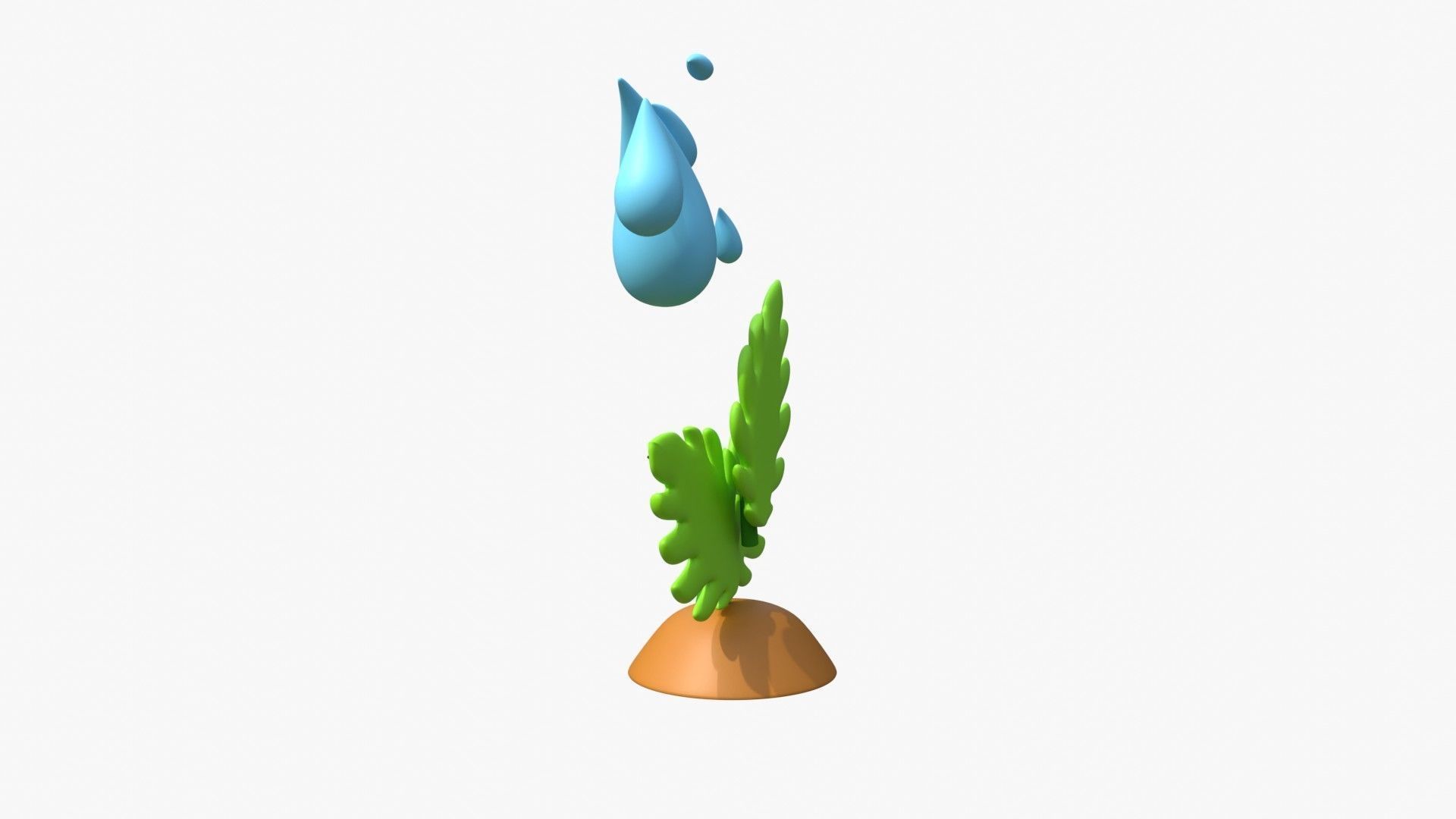 Give Water To Plant 3D model_5