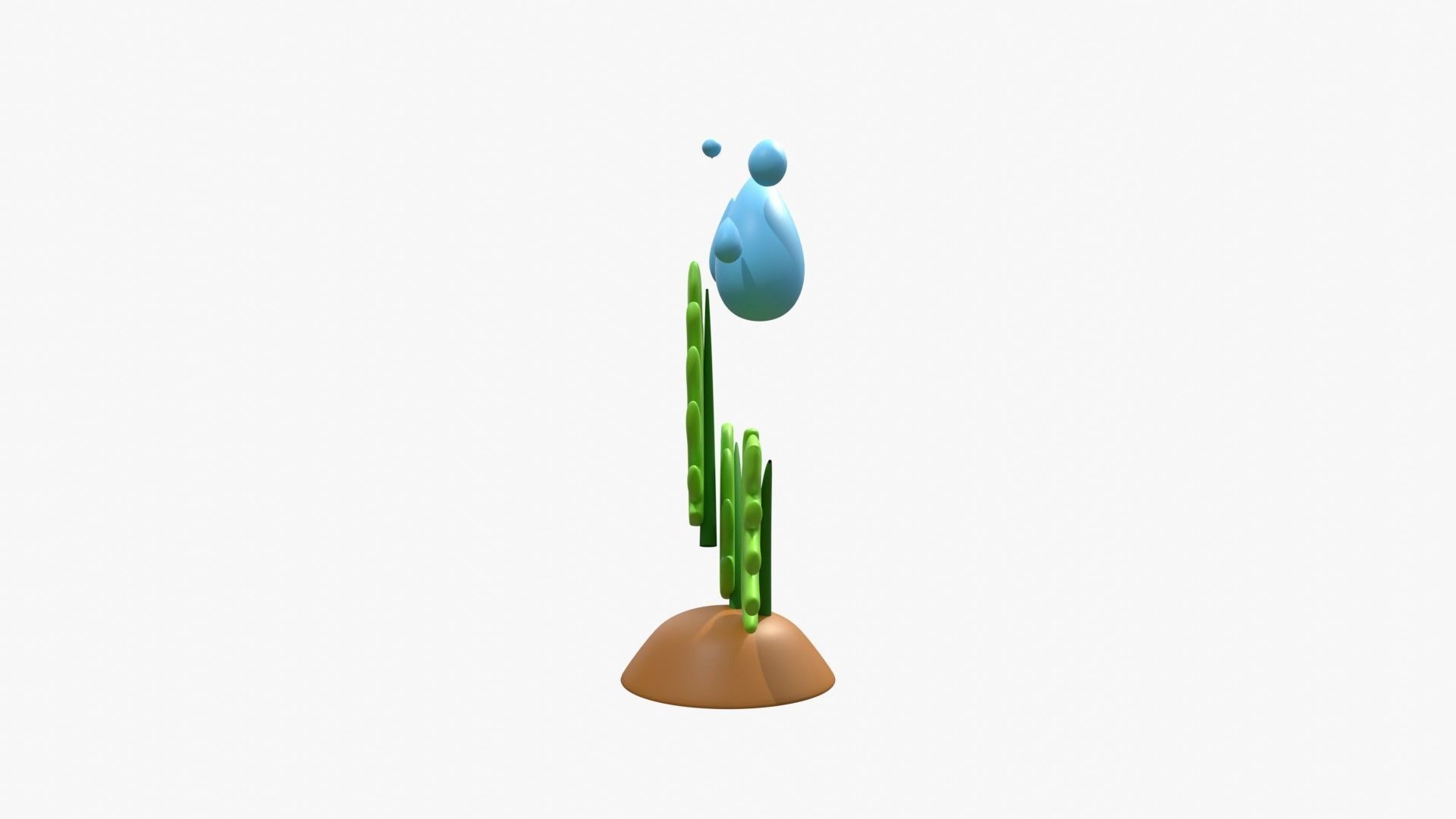 Give Water To Plant 3D model_14