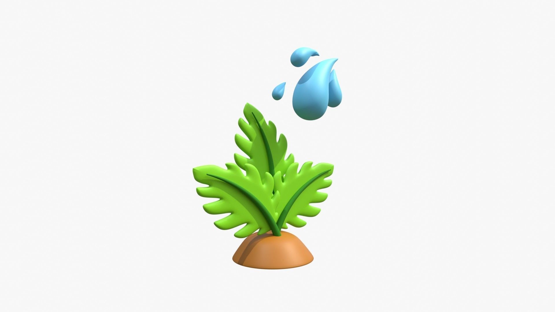Give Water To Plant 3D model_18