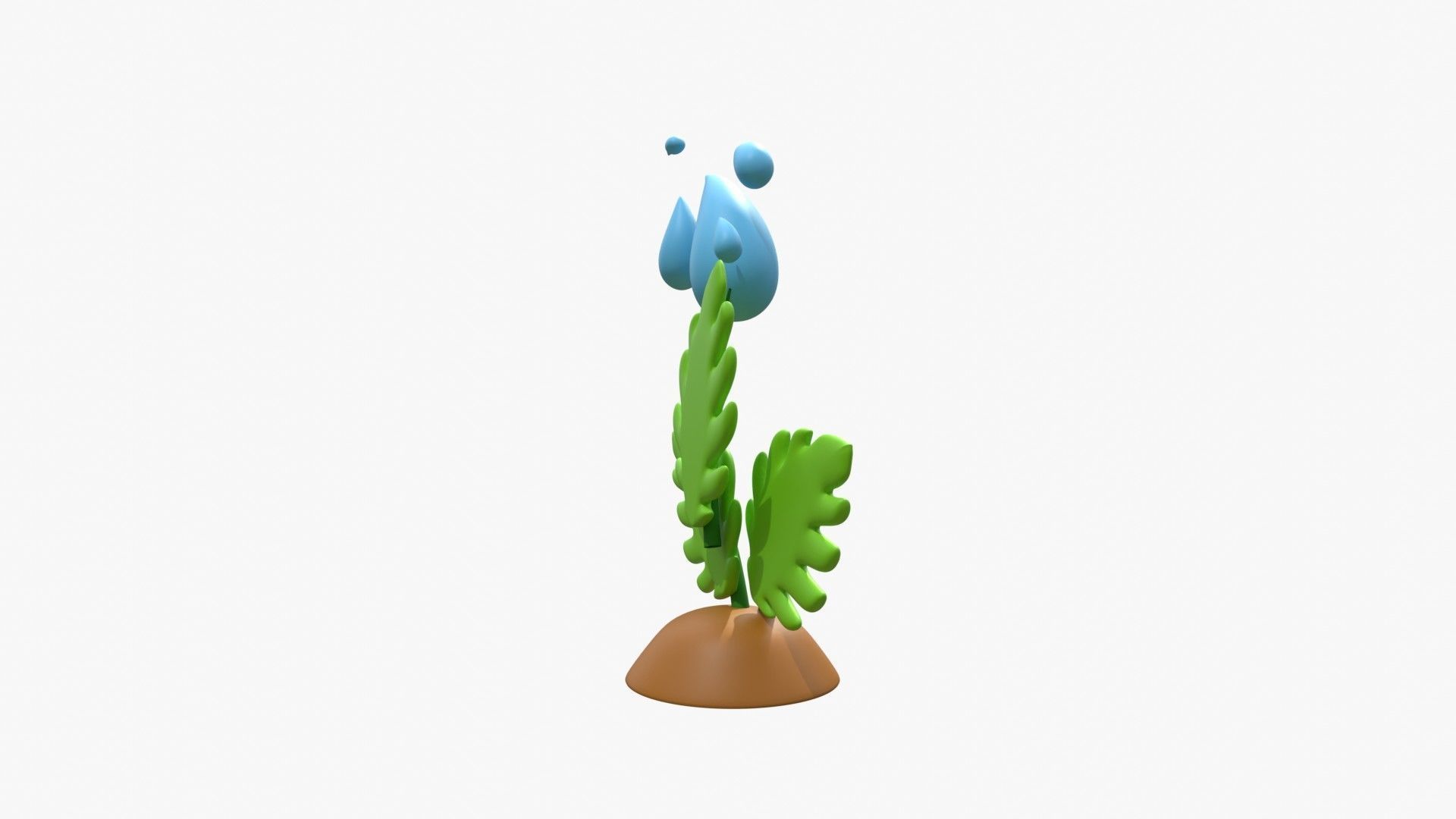 Give Water To Plant 3D model_13