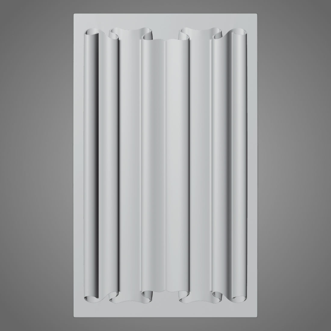 Linenfold panel - 3D printing 3D print model_5