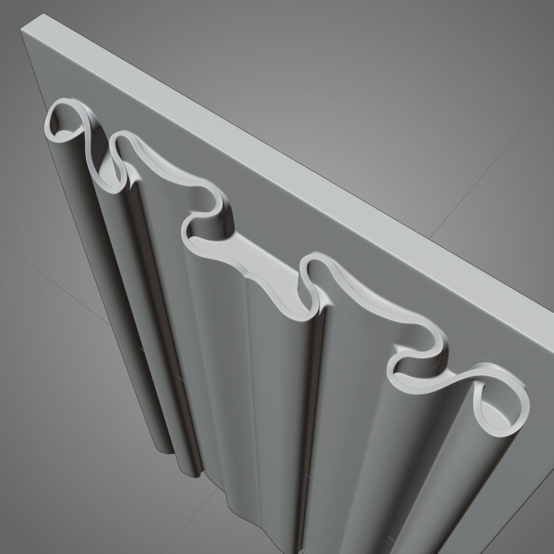 Linenfold panel - 3D printing 3D print model_13