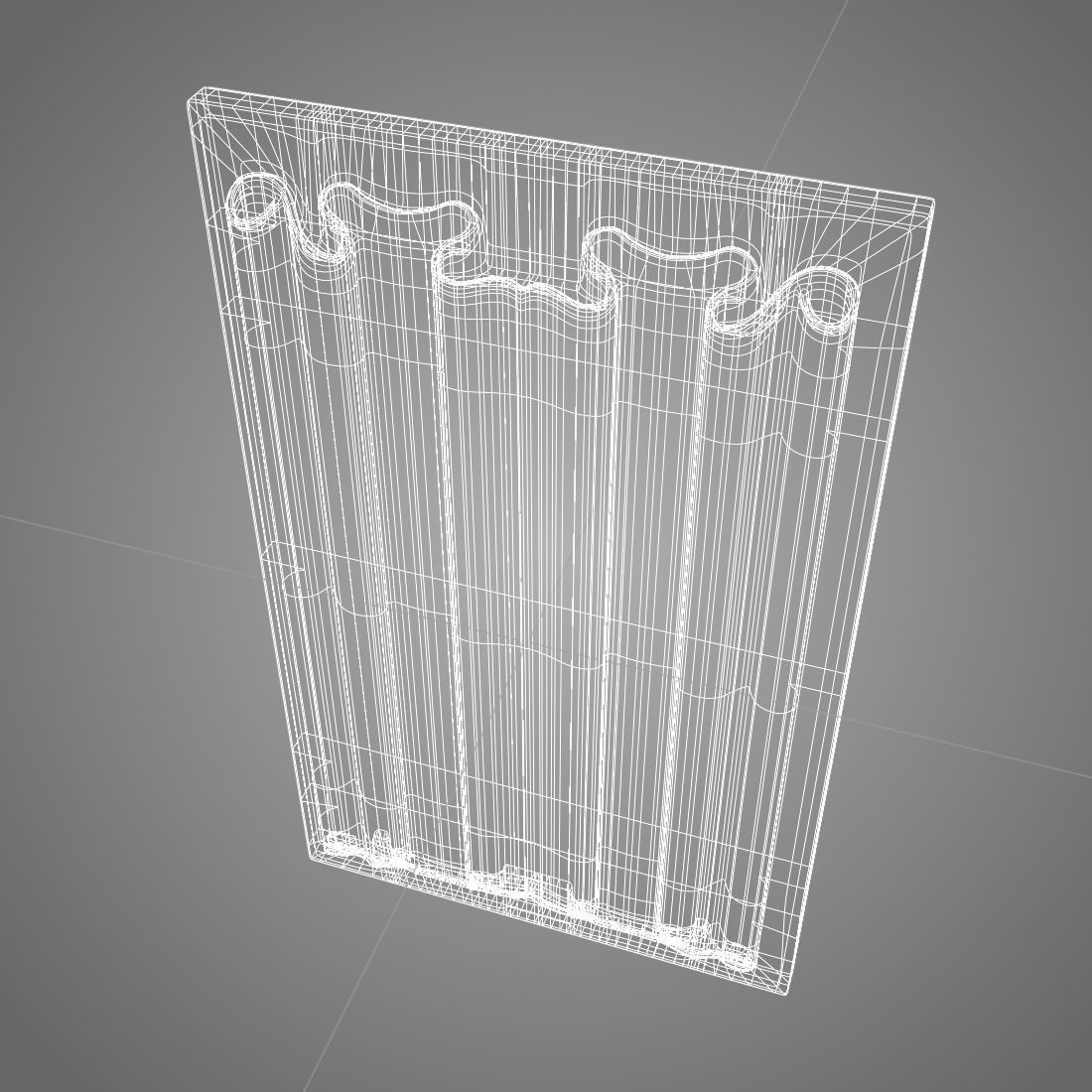 Linenfold panel - 3D printing 3D print model_10