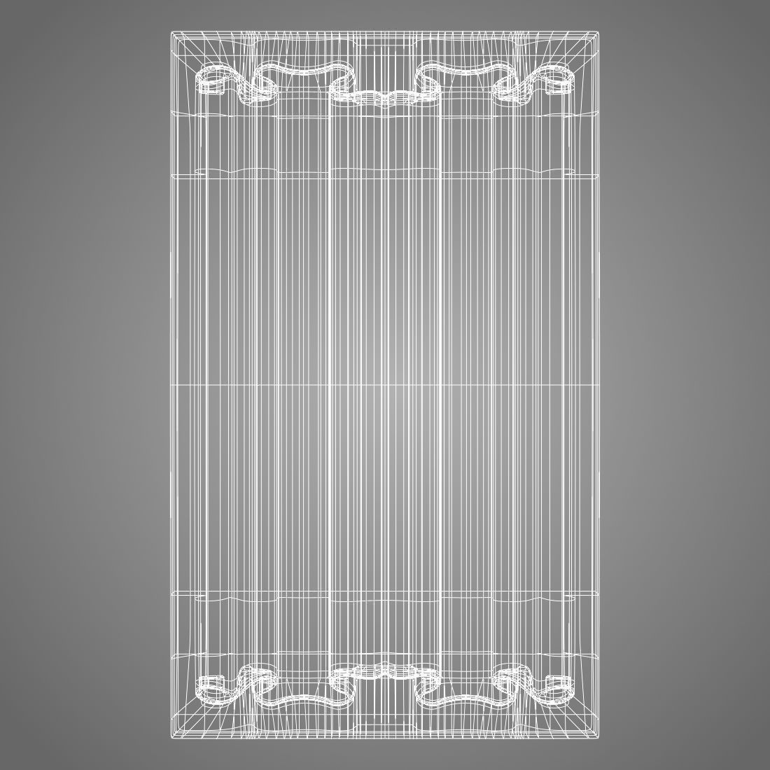 Linenfold panel - 3D printing 3D print model_6