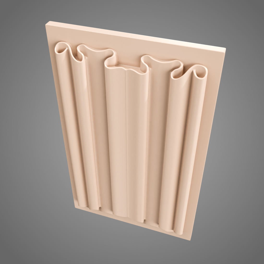 Linenfold panel - 3D printing 3D print model_8