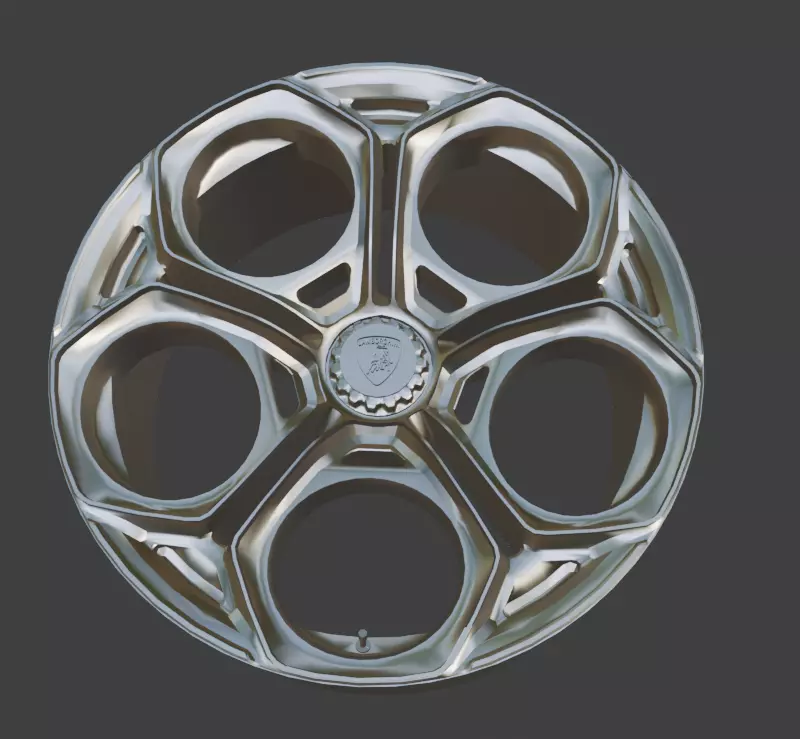 2021 Countach LPI 800 4 OEM Wheels 3D Print Ready 3D print model