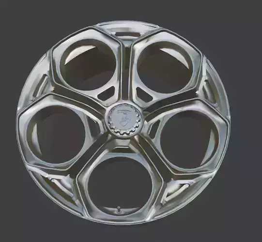 2021 Countach LPI 800 4 OEM Wheels 3D Print Ready 