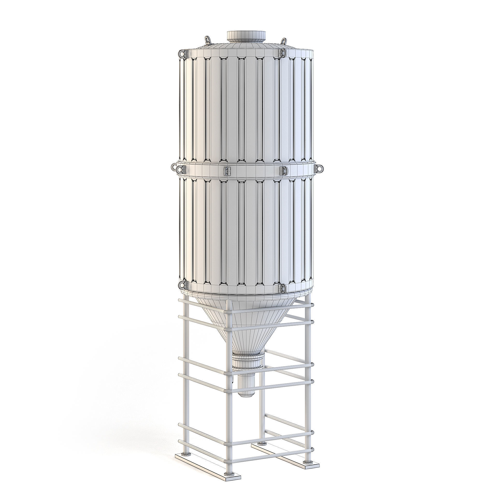 Factory Container 3D model_3