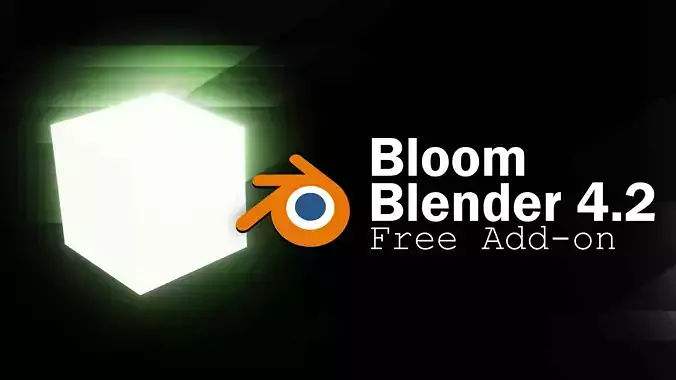Bloom Blender 4-2 - Free Add-on Free 3D model