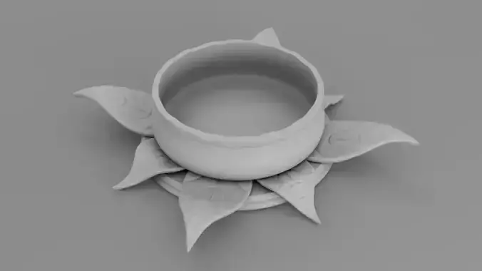 Vessel Candle Holder 3D model