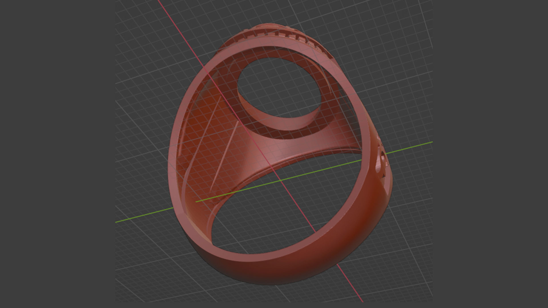 Fashion Ring 3D print model_8