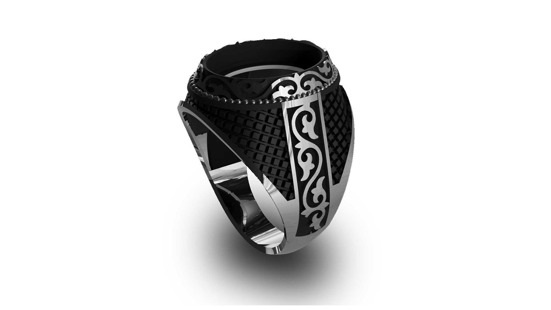 Fashion Ring 3D print model_4