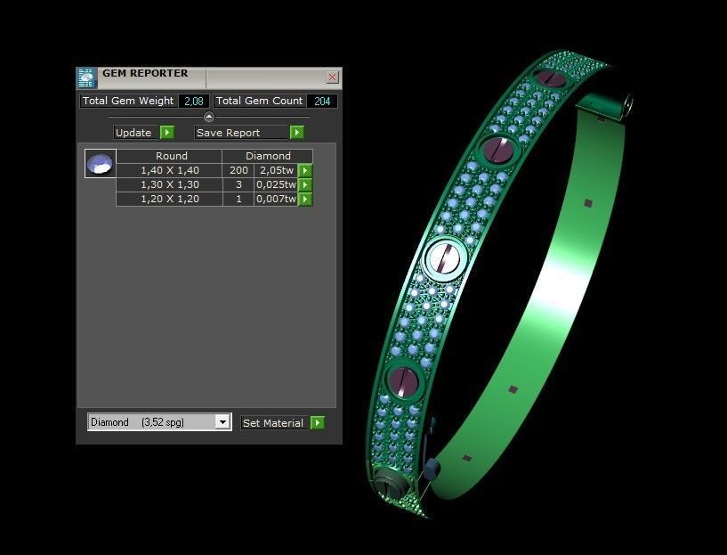 bracelet 3 replica 3D print model_3