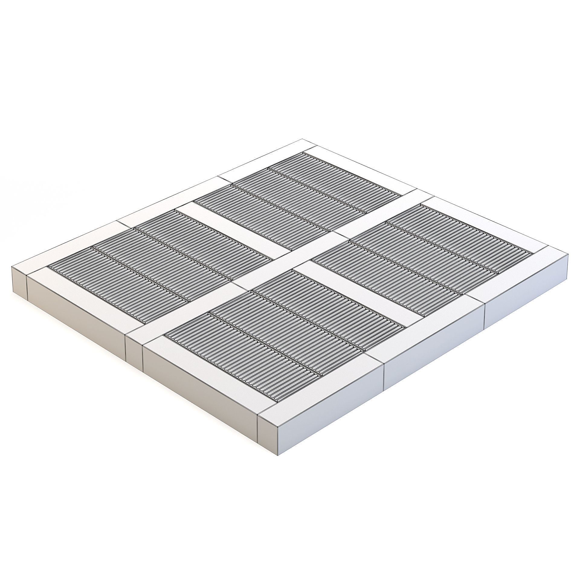 Factory Floor 3D model_1