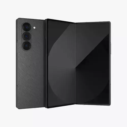 Samsung Galaxy Z Fold 6 Crafted Black 3D model