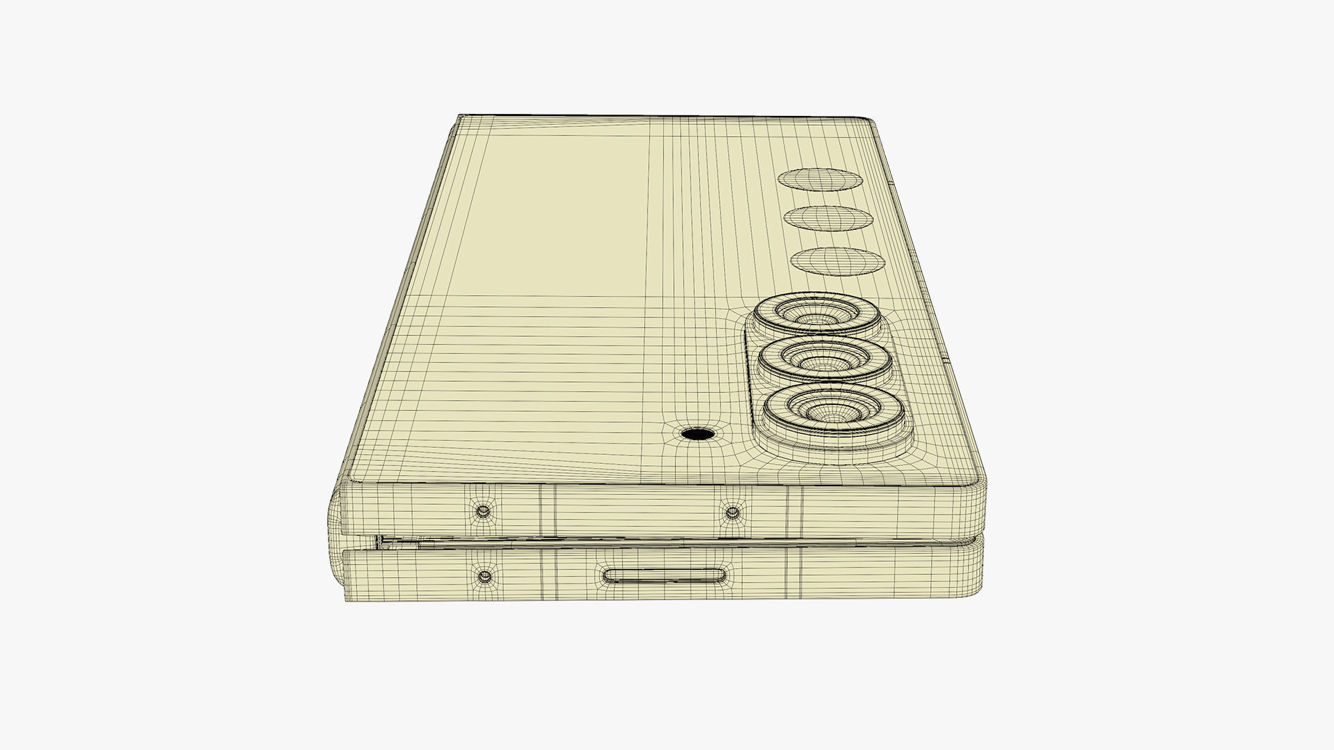 Samsung Galaxy Z Fold 6 Crafted Black 3D model_21