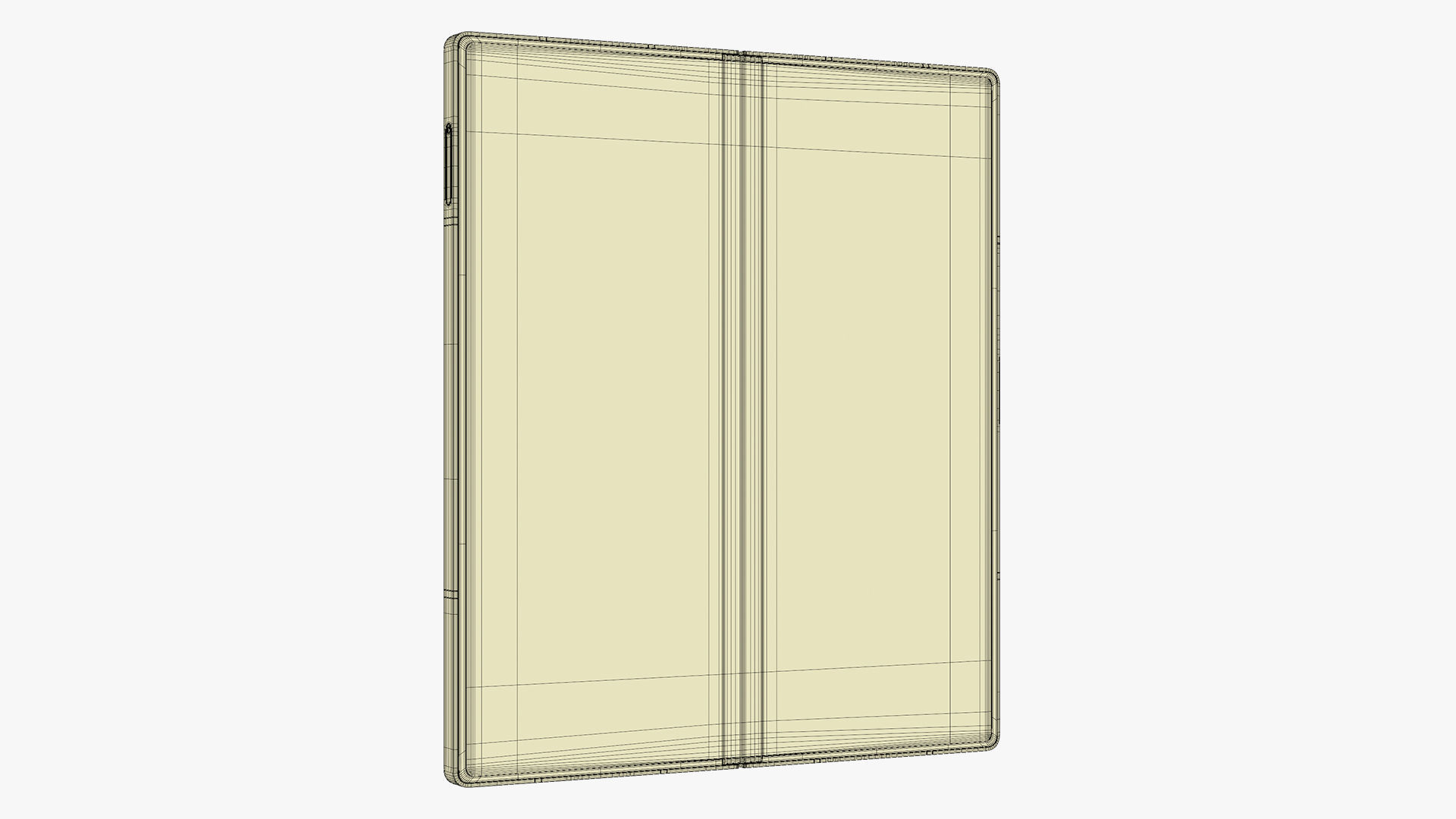 Samsung Galaxy Z Fold 6 Crafted Black 3D model_23