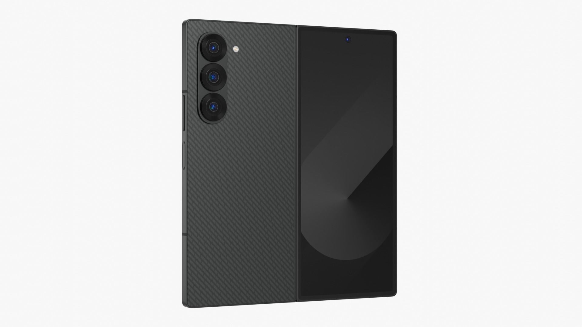 Samsung Galaxy Z Fold 6 Crafted Black 3D model_11