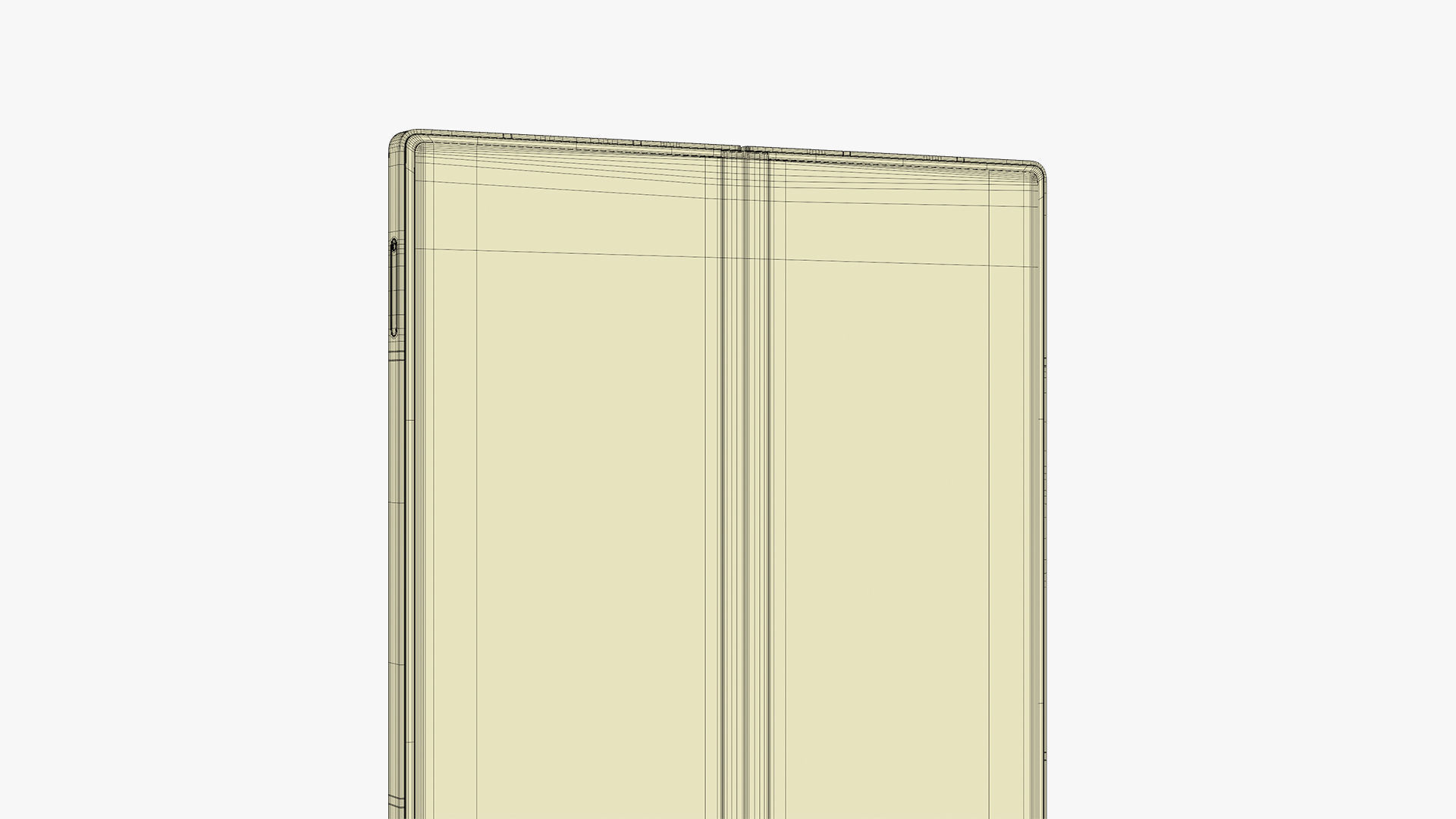 Samsung Galaxy Z Fold 6 Crafted Black 3D model_19