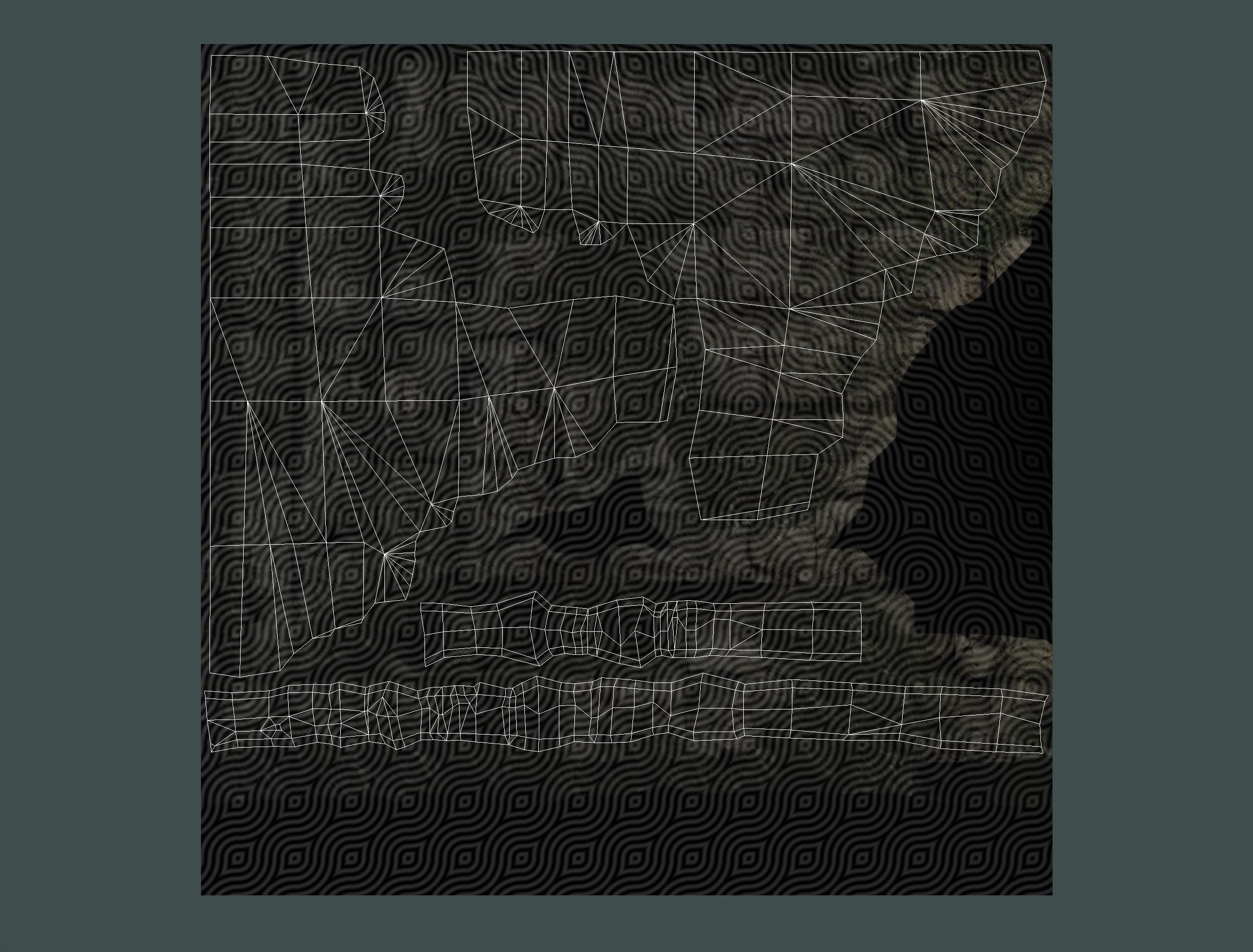 Constructor Ancient Jungle Portal Ruins Rocks Low-poly 3D model_40