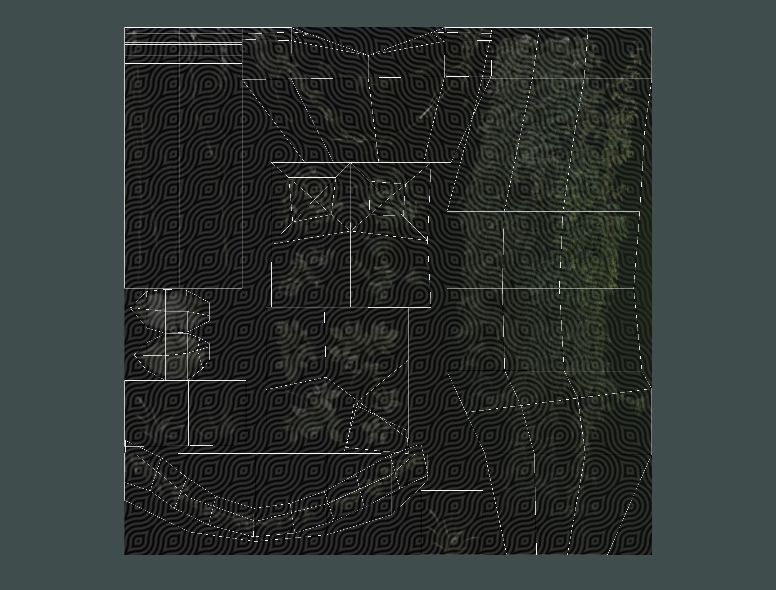 Constructor Ancient Jungle Portal Ruins Rocks Low-poly 3D model_35