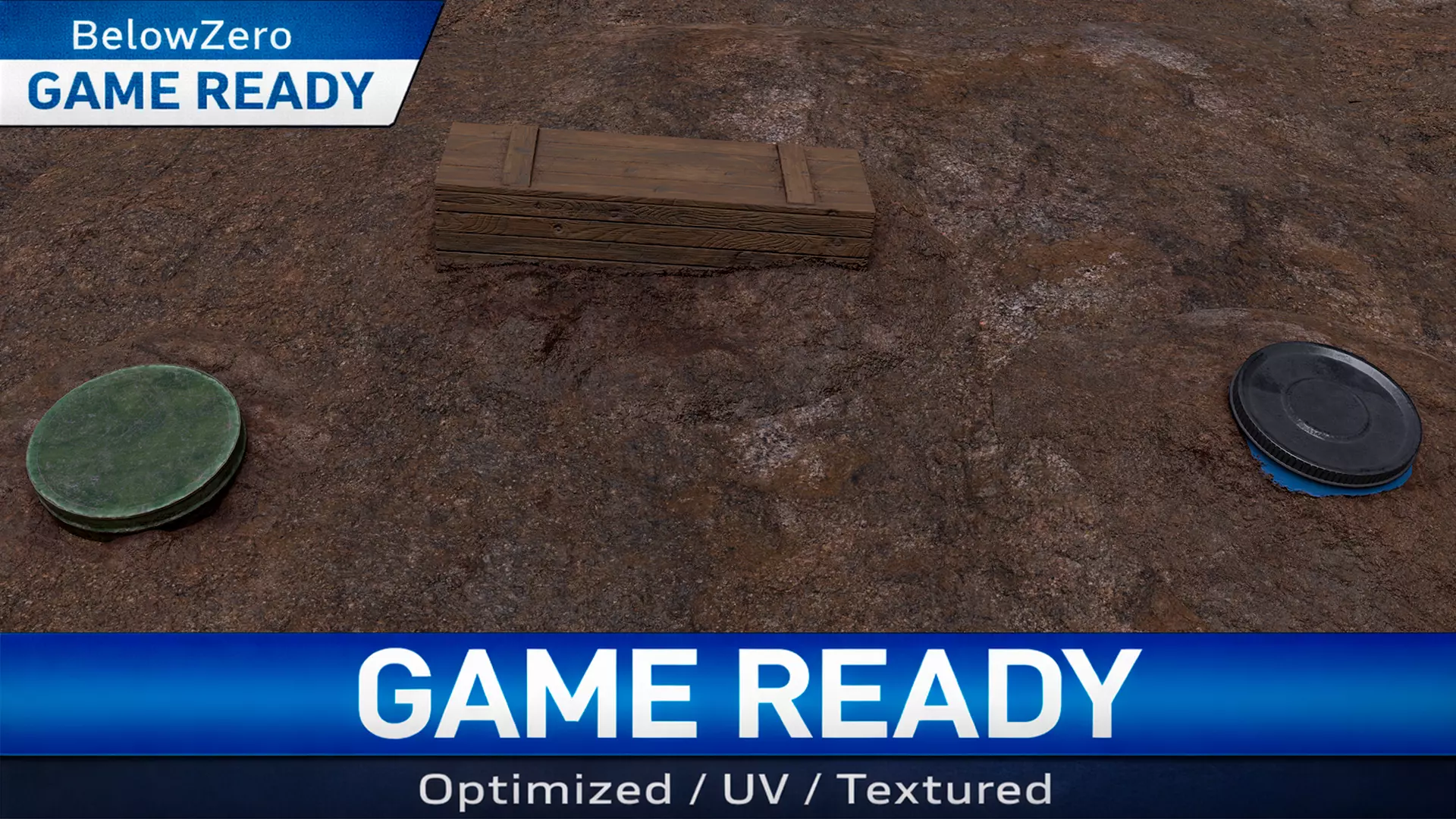 Hidden Stashes Low-poly 3D model