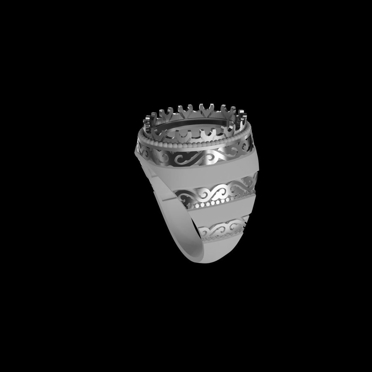 FashionRing 3D print model_3
