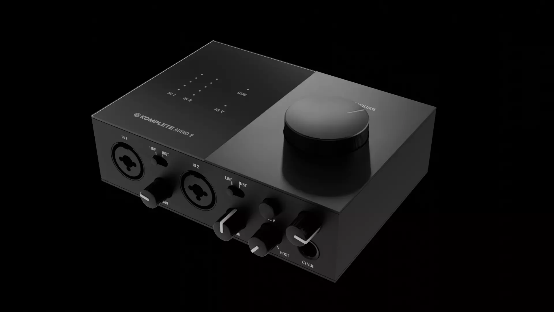 Komplete Audio 2 Soundcard Free Free 3D model