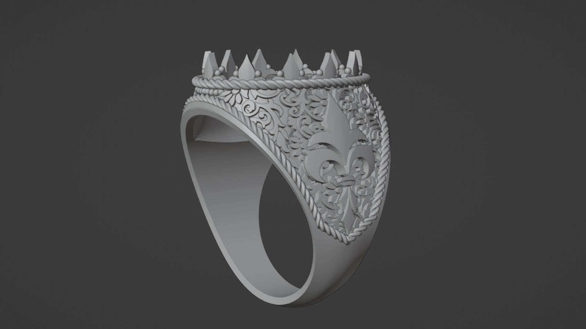 FashionRing 3D print model_8