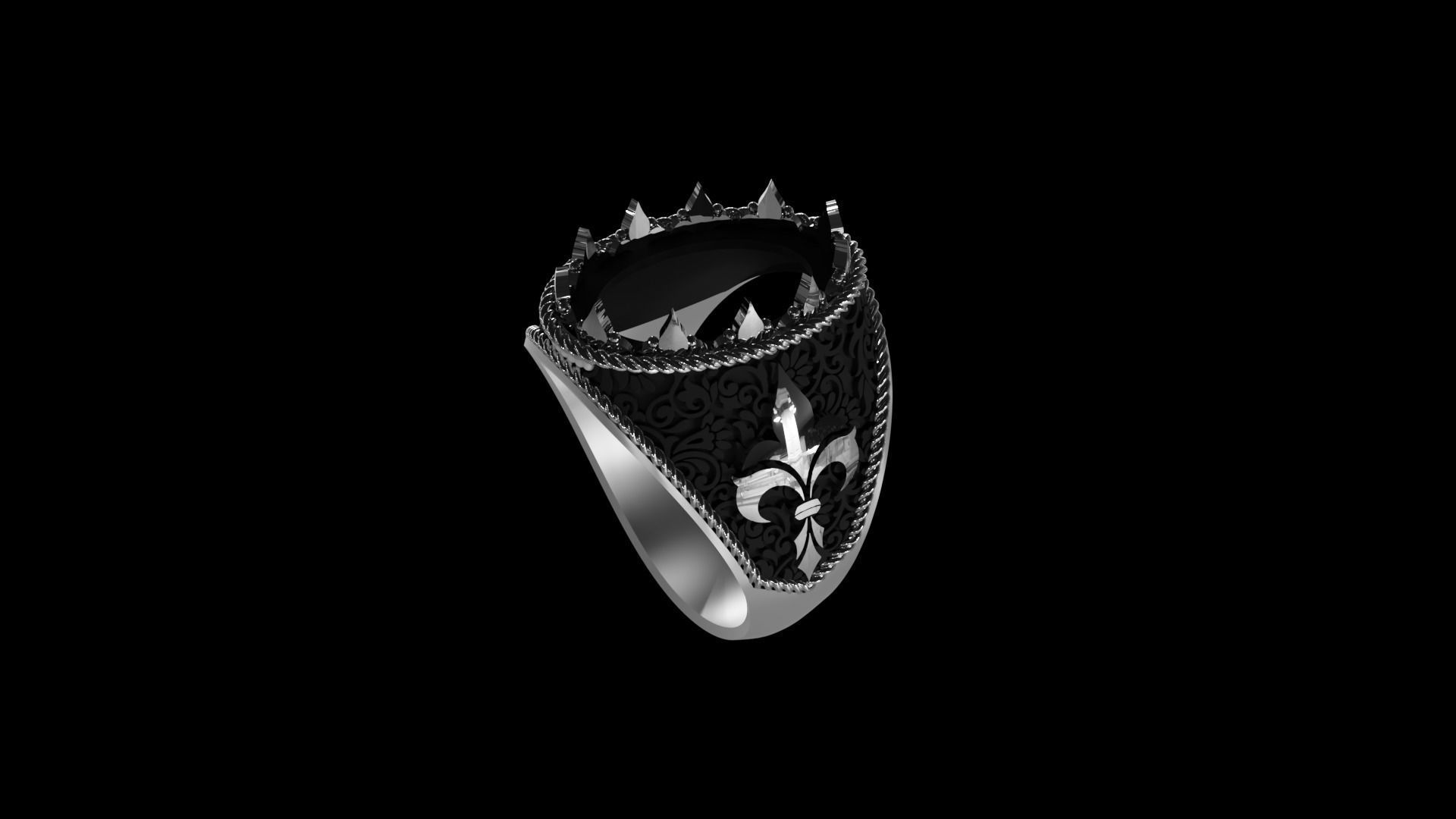 FashionRing 3D print model_4