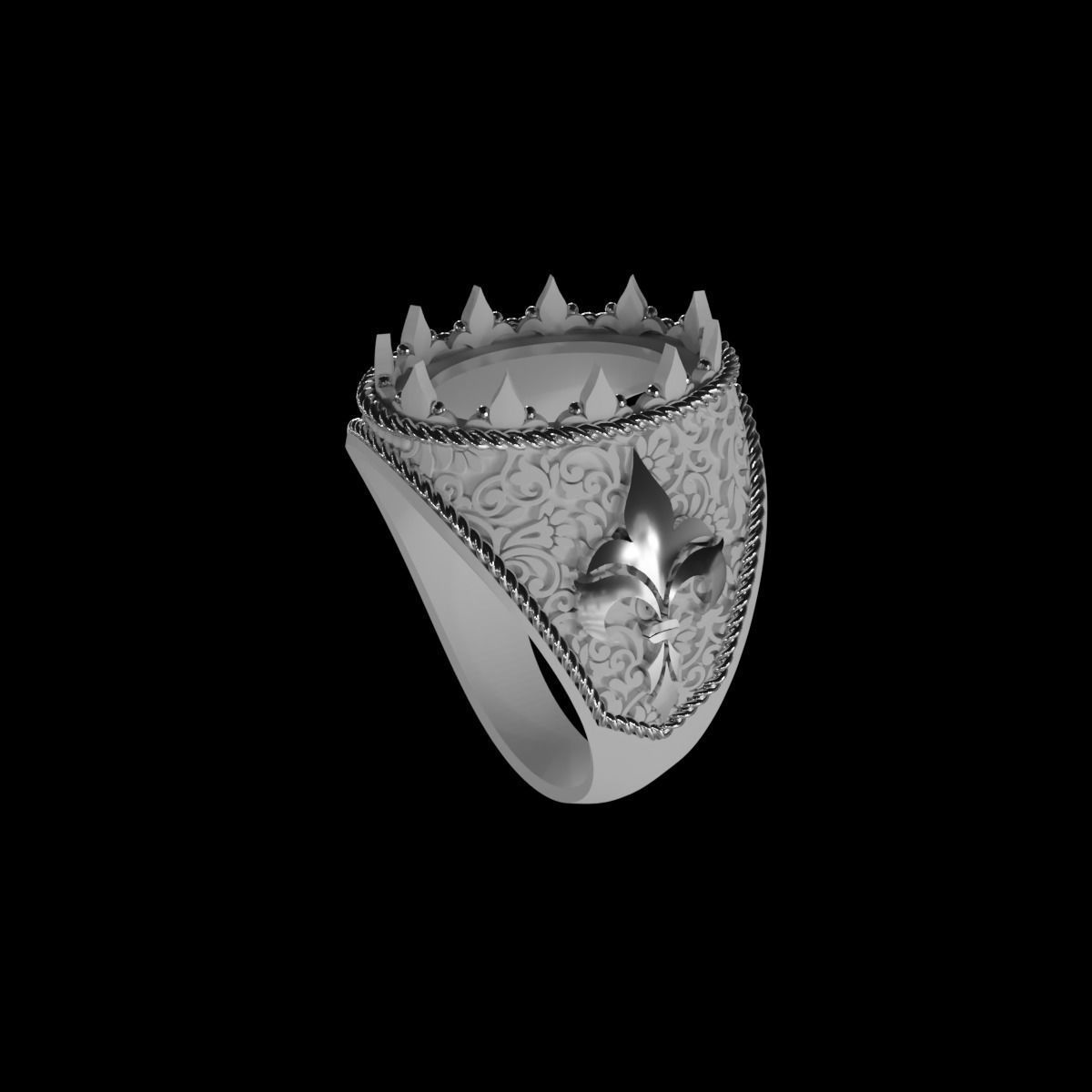 FashionRing 3D print model_5