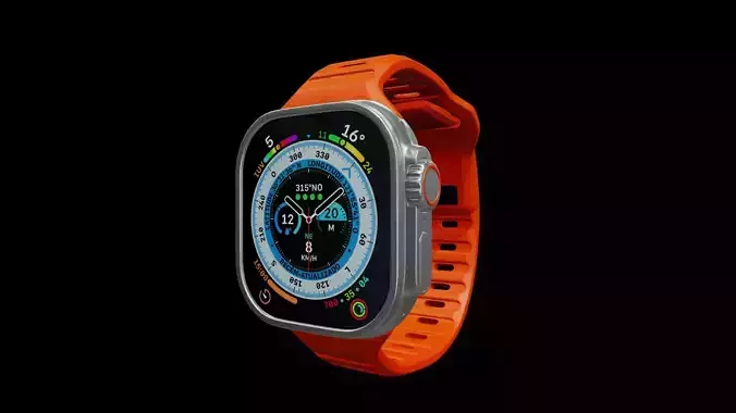 CGI Product  Apple SmartWatch - Tutorial Included 3D model
