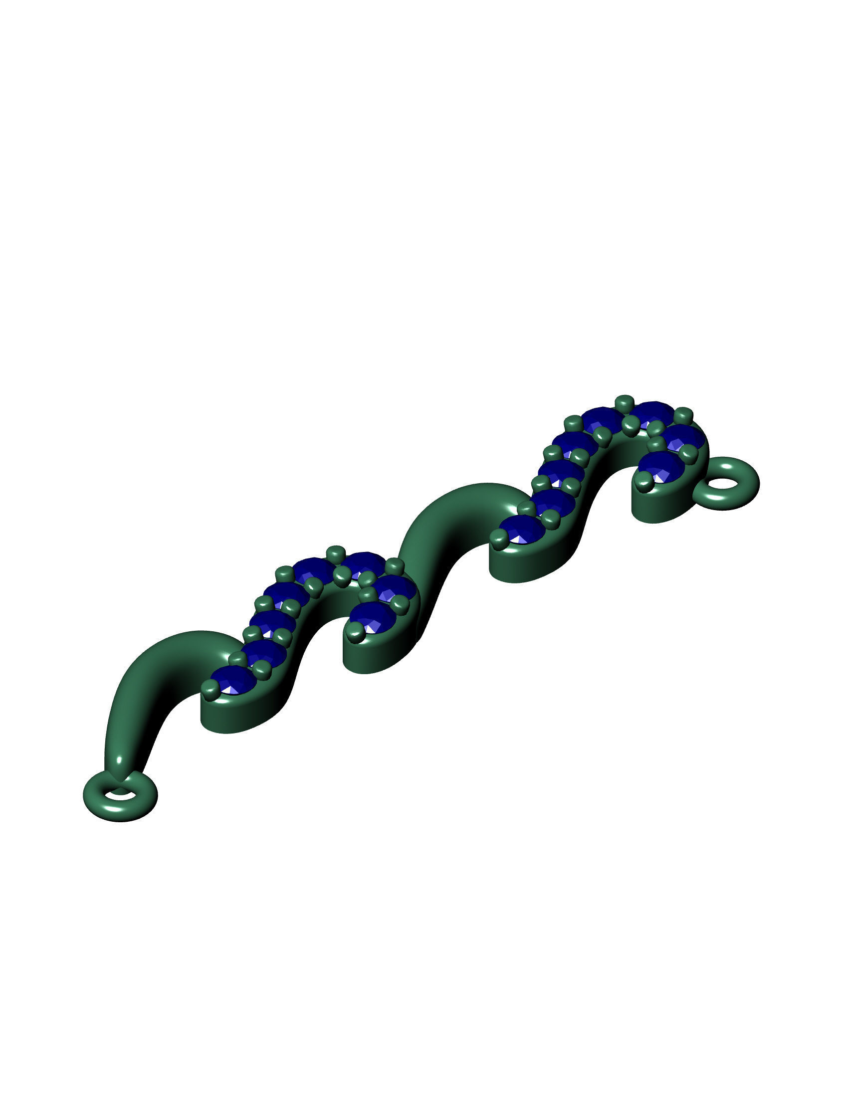 TM Necklace 3D print model_9