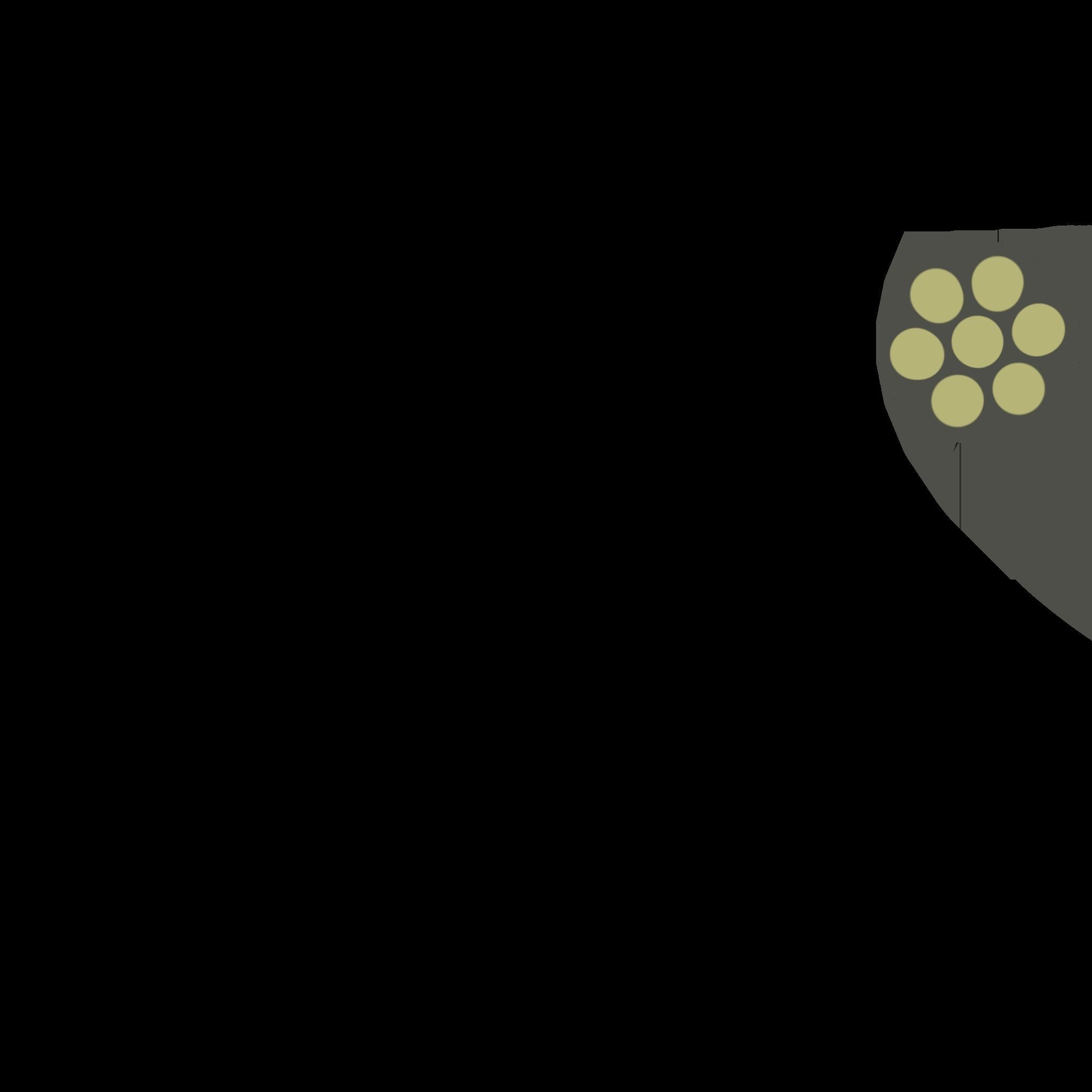 Led Torch Hand Lamp Black Steel AR VR PBR Low-poly 3D model_9