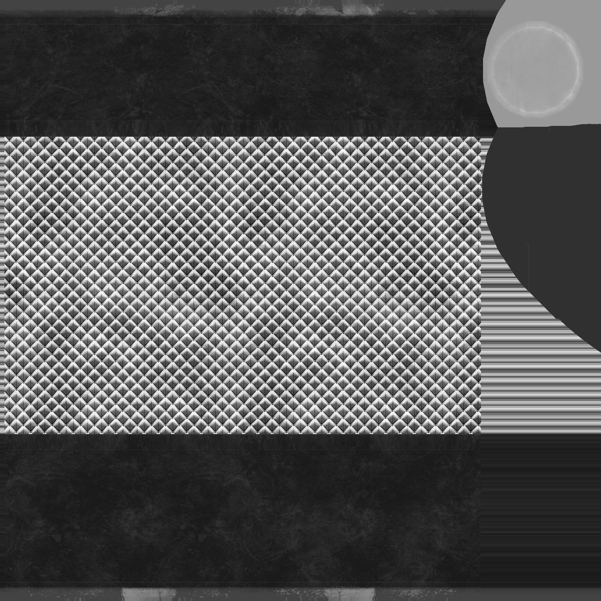 Led Torch Hand Lamp Black Steel AR VR PBR Low-poly 3D model_15