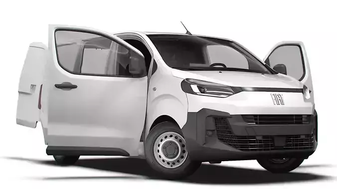 Fiat e Scudo Van L1 HQ Interior 2024