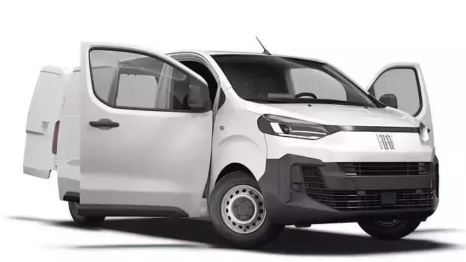 Fiat e Scudo Van L2 HQ Interior 2024