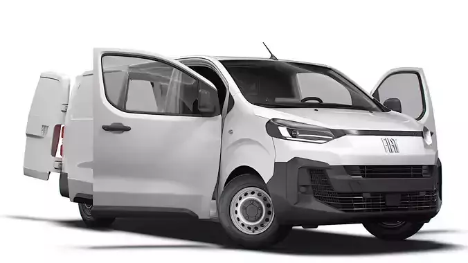 Fiat e Scudo Van L3 HQ Interior 2024