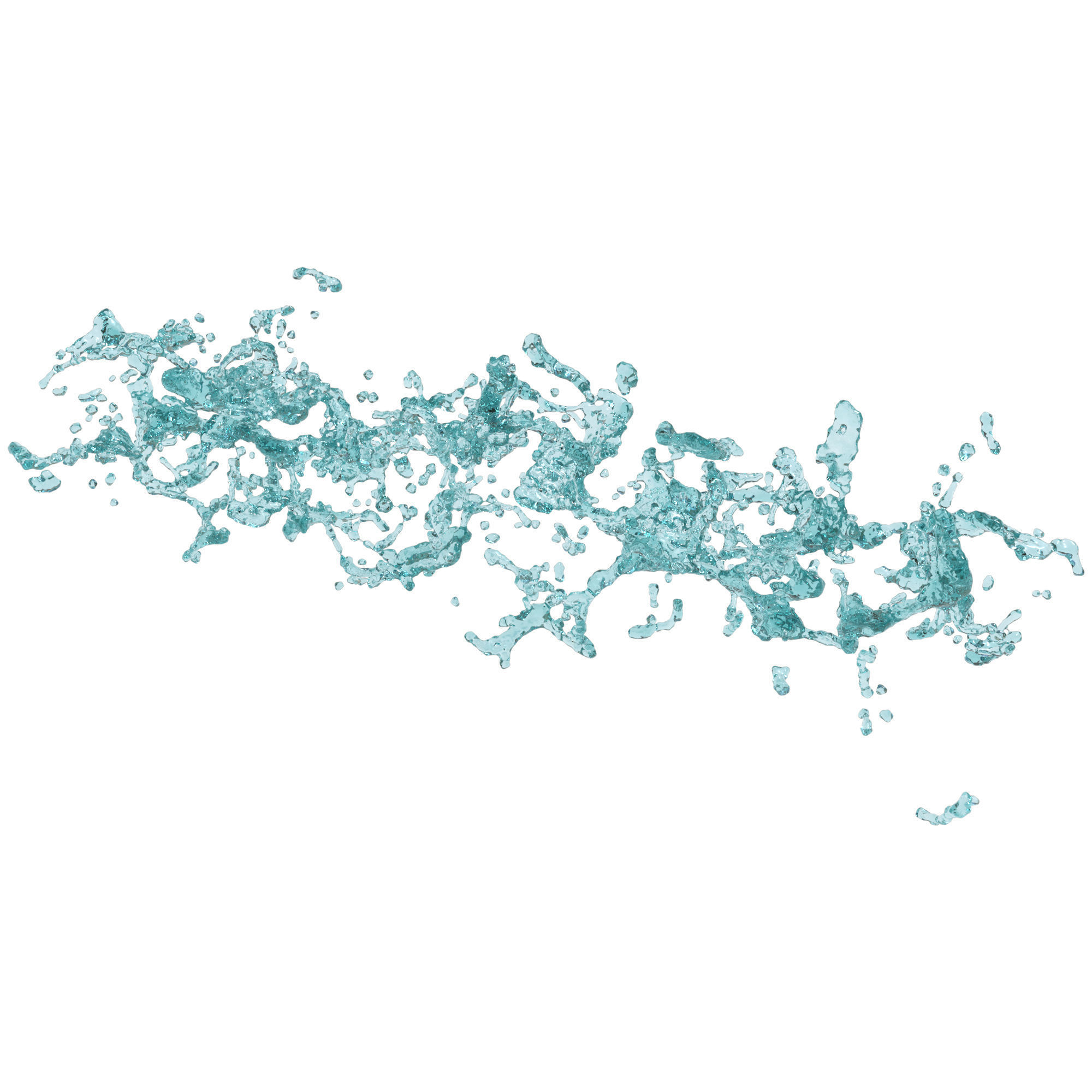 7 Water Splash vol 3 3D model_1
