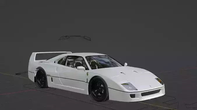 Ferrari F40 Free 3D model