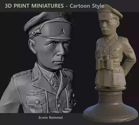 Bust Rommel 