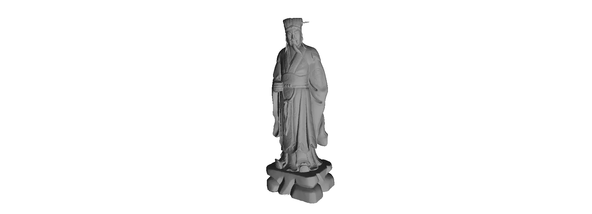 The ancient Chinese sage Kongming Free 3D print model