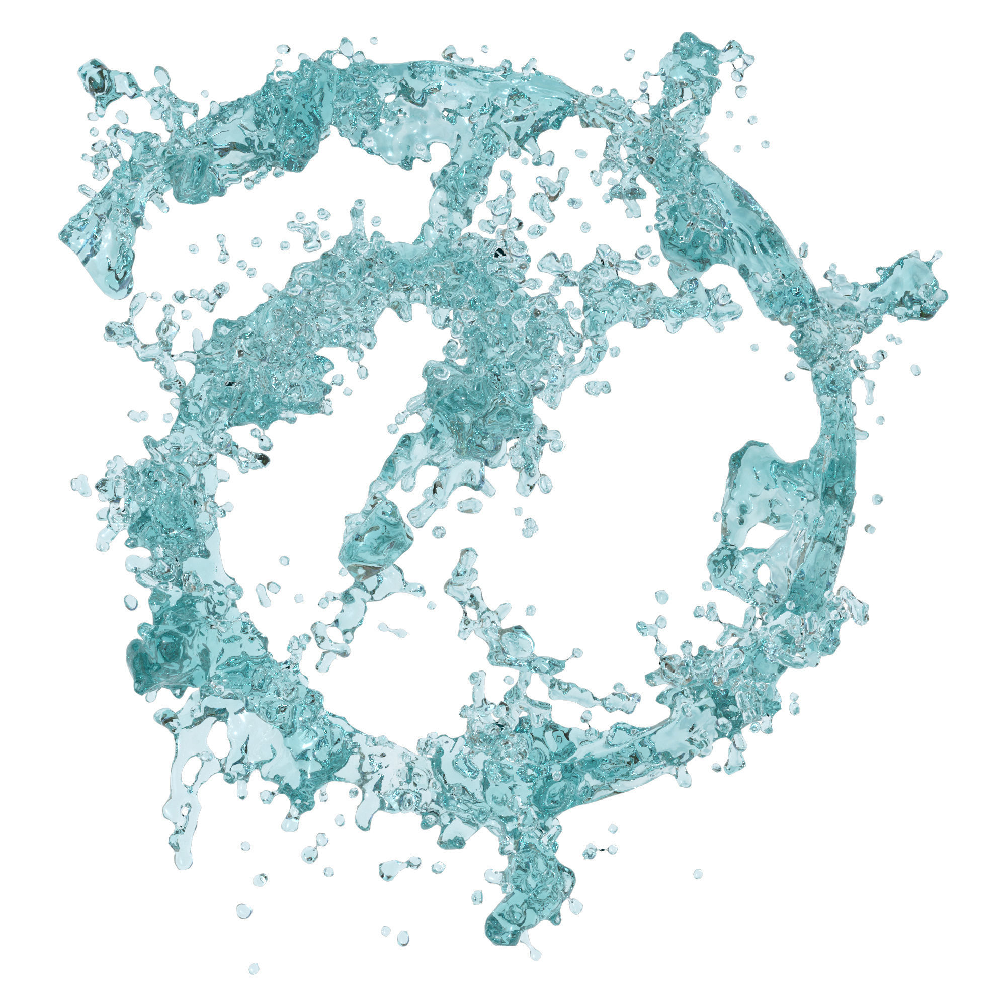 7 Water Splash vol 4 3D model_4