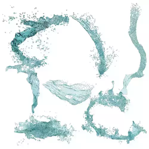 7 Water Splash vol 4 3D model