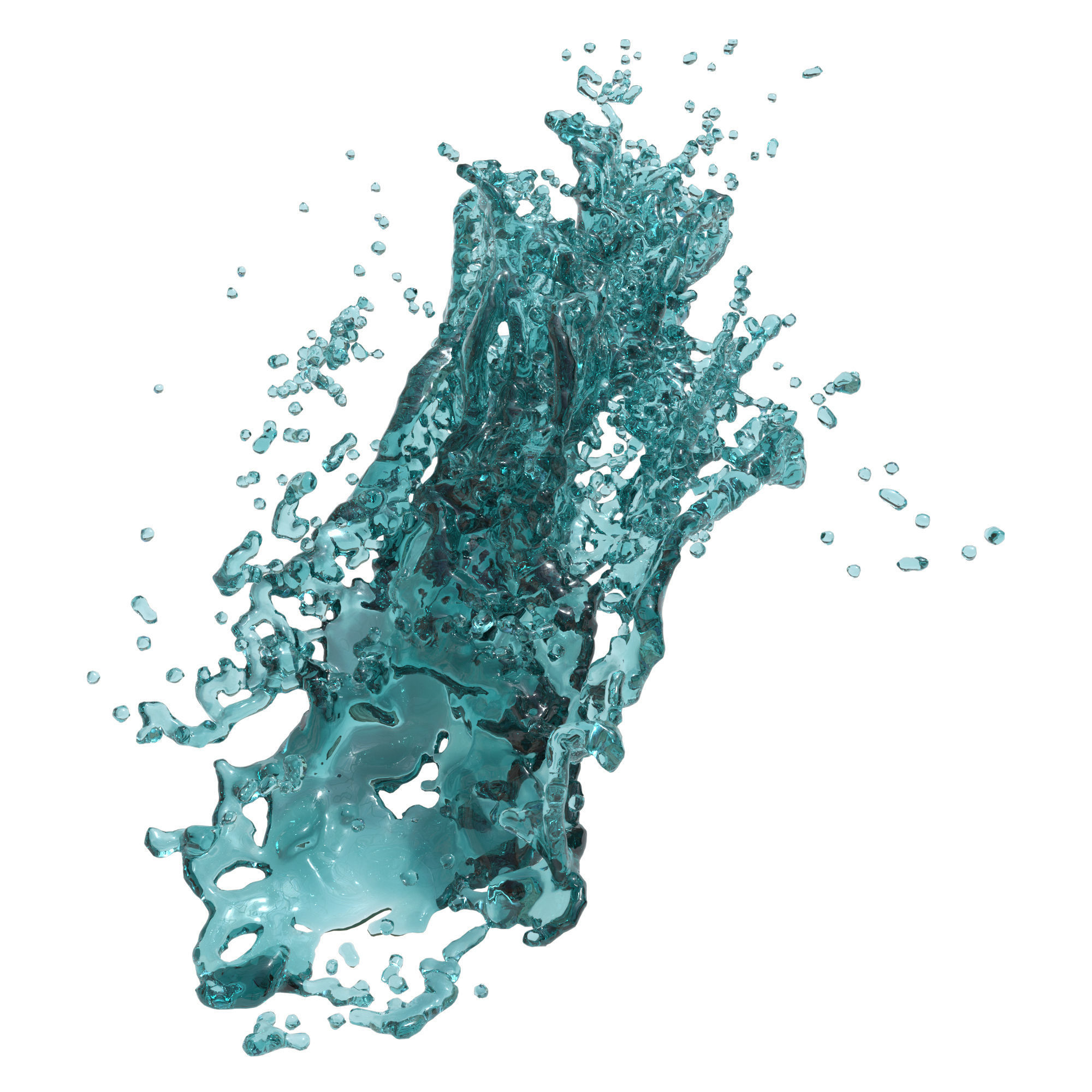 7 Water Splash vol 4 3D model_1