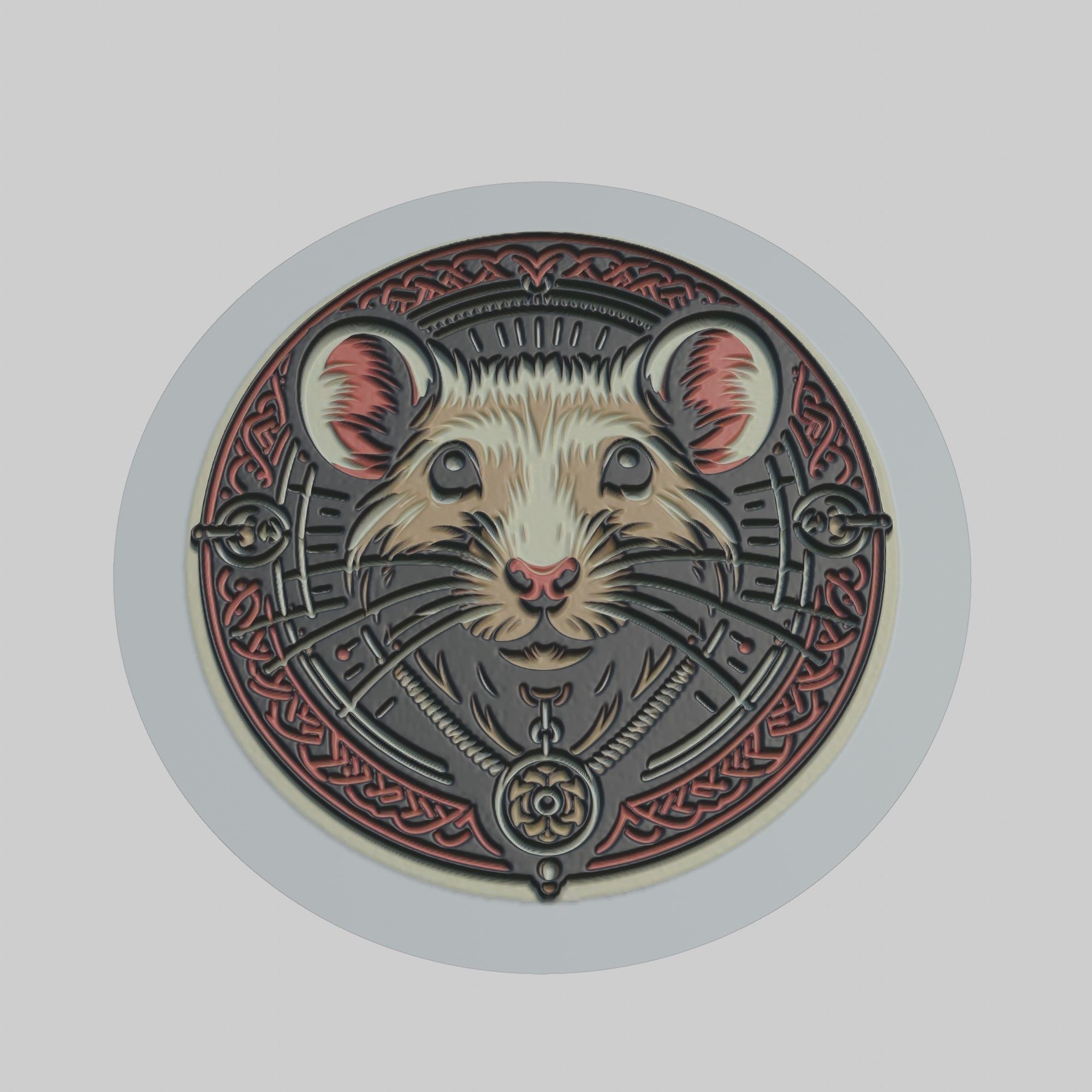 Rat Animal 3D print model_1