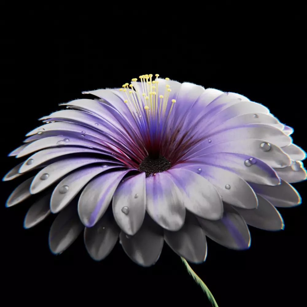 Unique Flower 14 3D model